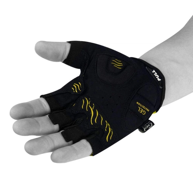 Велорукавиці PowerPlay 5013 Yellow S (5013_S_Yellow) - зображення 4