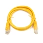 Патч-корд 0.5м, UTP, cat.5e, CU, 24AWG, yellow Kingda (KD-PAUT3050YL) - зменшене зображення 1