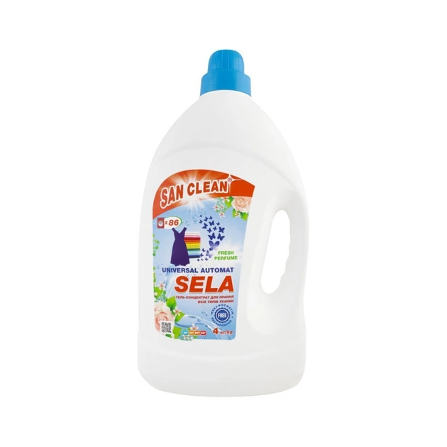 Гель для прання San Clean Selа Universal 4 кг (4820003543849) - изображение 1