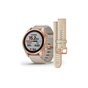 Смарт-годинник Garmin fenix 7S, Sapph Sol, Rose Gold Ti w/ Limestone Leather (010-02539-35) - зменшене зображення 7