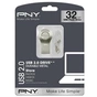 USB флеш накопичувач PNY flash 32GB Attache i Durable Metal Silver USB 2.0 (FDI32GATTI-EF) - уменьшенное изображение 4