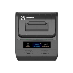 Принтер етикеток UKRMARK DP30BK, USB, Bluetooth, рулони 20-80 мм (900541) зображення 1