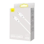 Дата кабель USB-C to USB-C 1.0m 100W white Baseus (CATYS-B02) - зменшене зображення 3