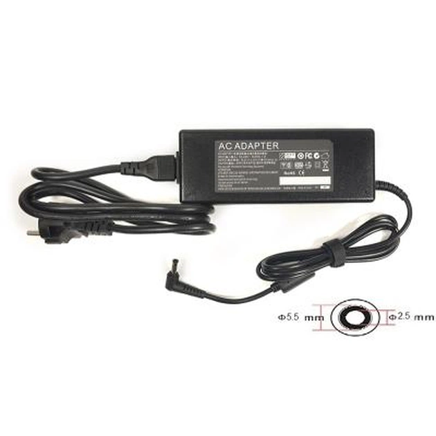Блок питания к ноутбуку PowerPlant IBM/LENOVO 220V, 19.5V 120W 6.15A (5.5*2.5) (IB120G5525) - изображение 1