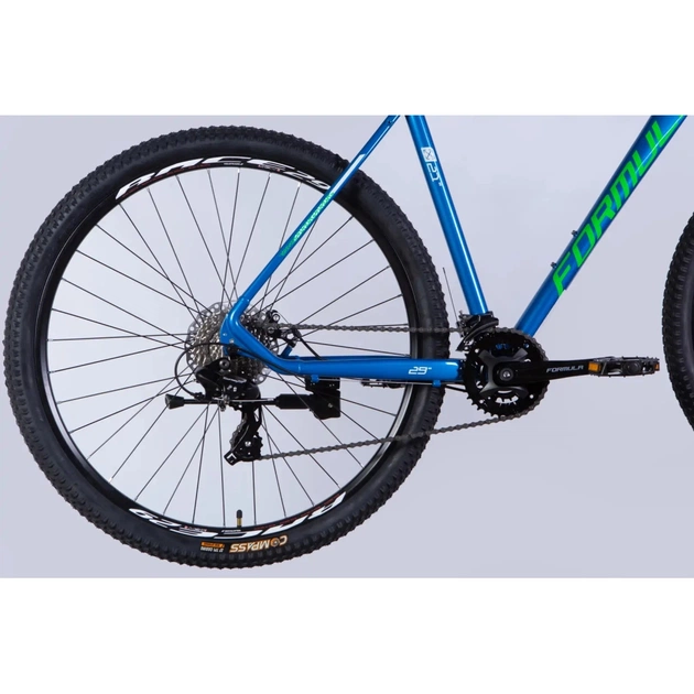 Велосипед Formula 29" THOR DD CS рама-21" AL 2026 синій з зеленим (OPS-FR-29-434) - изображение 5