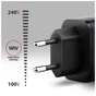 Зарядний пристрій AXAGON 1xUSB-C PD67W + 1xUSB QC4+ PPS display gray (ACU-PQ67D) - зменшене зображення 4