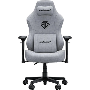 Крісло ігрове Anda Seat Phantom 3 Pro Fabric Size L Grey (AD18YC-06-G-F) зображення 1
