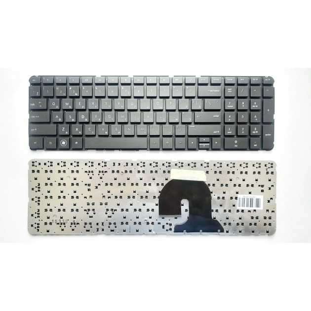 Клавіатура ноутбука HP Pavilion dv7-4000/dv7-5000 чорна UA (A46194) - изображение 1