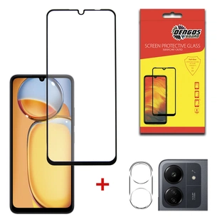 Скло захисне Dengos Xiaomi Redmi 13C 4G + camera module glass (DG-TGSCP-04) зображення 1