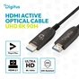 Кабель мультимедійний HDMI M to HDMI M 40.0m V2.1 8K60Hz AOC 48Gbps black Digitus (AK-330126-400-S) - зменшене зображення 5