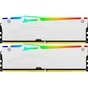 Модуль пам'яті для комп'ютера DDR5 32GB (2x16GB) 6800 MHz Beast White RGB XMP Kingston Fury (ex.HyperX) (KF568C34BWAK2-32) - зменшене зображення 4