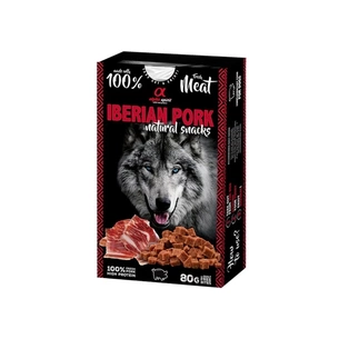Ласощі для собак Alpha Spirit Dog Iberian Pork Natural Snacks 80 г (8436586311896) зображення 1