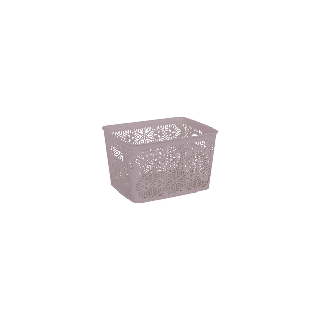 Кошик для зберігання Violet House 0502 2 Ажур Powder 7 л (0502 2 Ажур PW б/кр. 7 л) - изображение 1