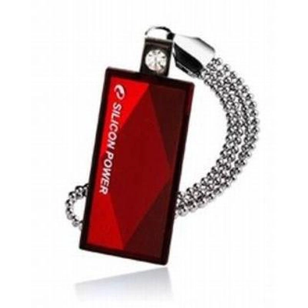 USB флеш накопичувач Silicon Power 4Gb Touch 810 red (SP004GBUF2810V1R) - изображение 1