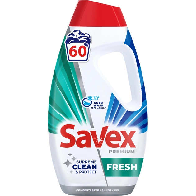 Гель для прання Savex Premium Fresh 2.7 л (3800024048104) - зображення 1