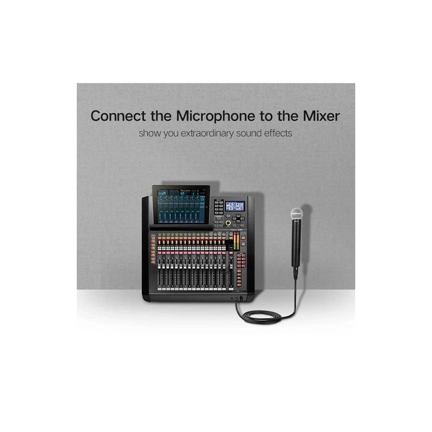 Кабель мультимедійний 6.35mm M to XLR F 2.0m AV131 black Ugreen (20719) - picture 5