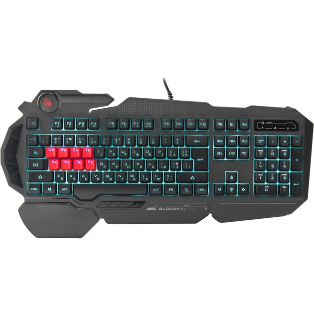 Клавіатура A4Tech Bloody B318 Black USB Black (4711421980470) - зображення 1