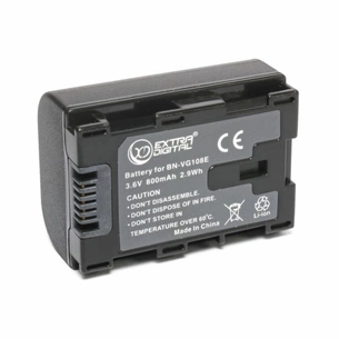 Акумулятор до фото/відео Extradigital JVC BN-VG108E (chip) (BDJ1309) зображення 1