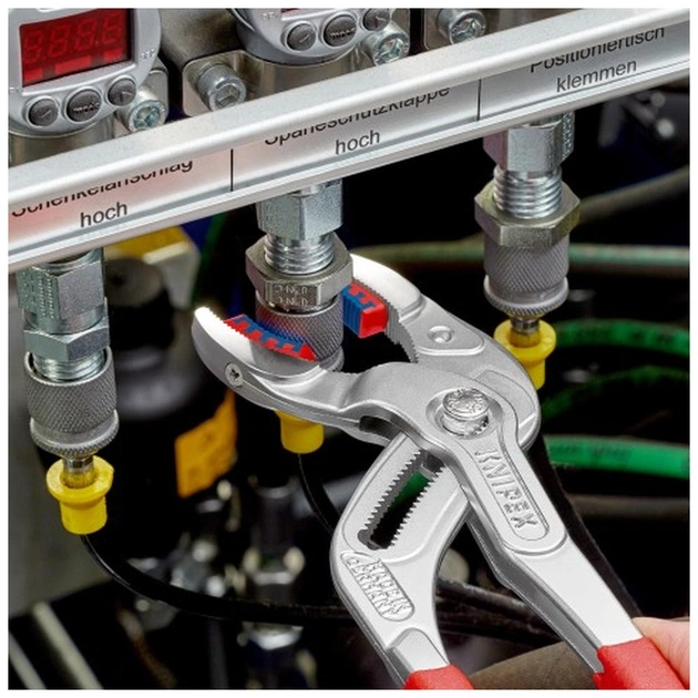 Ключ KNIPEX трубний переставний з резиновою накладкою (81 13 250) - изображение 3
