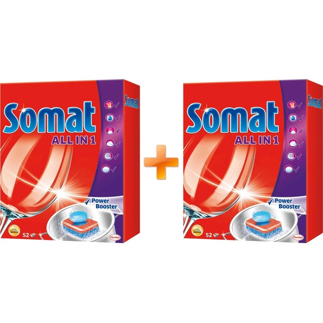 Таблетки для посудомийних машин Somat All in 1 Duo (48) (9000101045161) - изображение 1