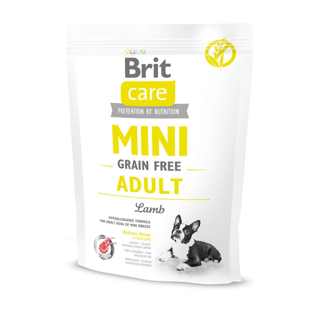 Сухий корм для собак Brit Care GF Mini Adult Lamb 400 г (8595602520114) - зображення 1