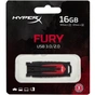 USB флеш накопичувач Kingston 16GB HyperX Fury USB 3.0 (HXF30/16GB) - зменшене зображення 4