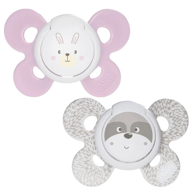 Пустушка Chicco Physio Comfort силіконова від 2 до 6 місяців 2шт. (рожева) (74931.11.00) - picture 2