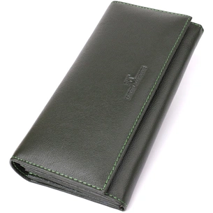 Гаманець ST Leather З натуральної шкіри Зелений (23067) изображение 1