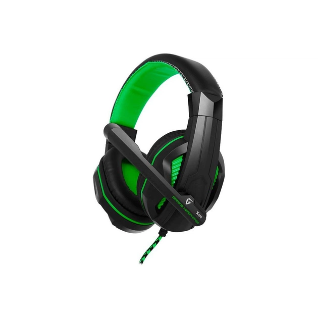Навушники Gemix X-370 black-green - зображення 1