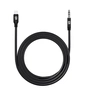 Кабель мультимедійний Lightning to 3.5mm M 1.0m black Armorstandart (ARM76889) - зменшене зображення 1