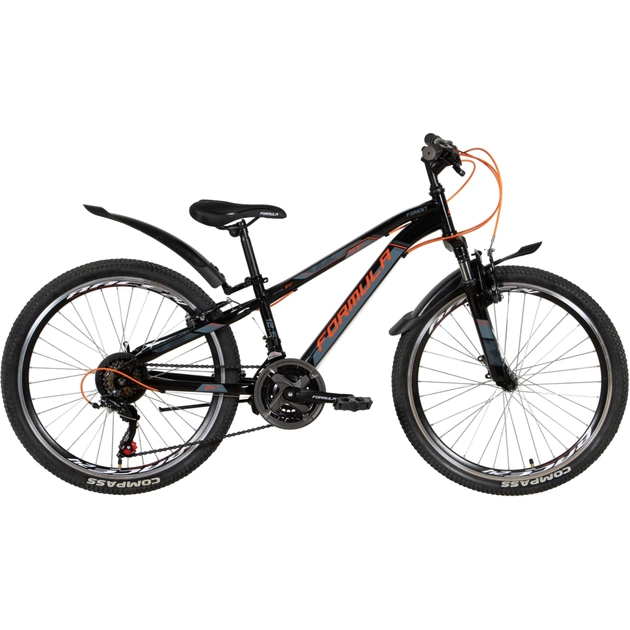 Велосипед Formula 24" Forest AM Vbr рама-12,5" 2022 Black/Orange (OPS-FR-24-337) - зображення 1