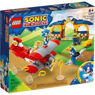 Конструктор LEGO Sonic the Hedgehog Майстерня Тейлз і літак Торнадо 376 деталей (76991) зображення 1