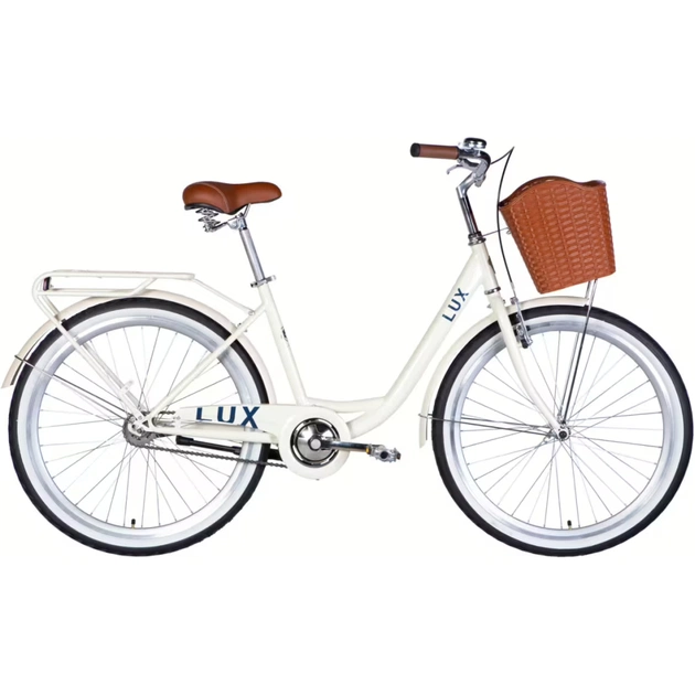 Велосипед Dorozhnik 26" LUX Velosteel рама-17" ST 2026 слонова кістка (OPS-D-26-365) - изображение 1