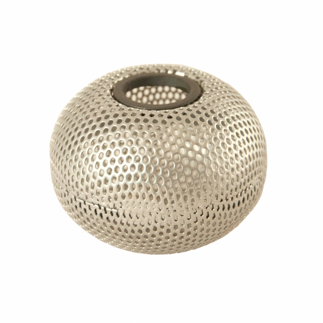 Підставка для скріпок Buromax ШАР, 75х54 мм, металева, срібляста (BM.6220-24) - picture 1