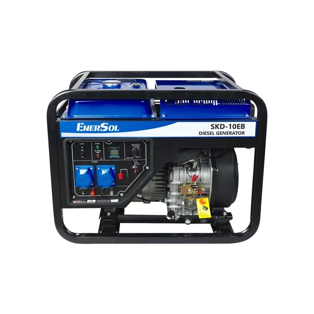 Генератор Enersol дизельний, 1-ф, 10 kW, двигун ES-110F, 3000 об/хв, вага 170 кг (SKD-10EBA) - изображение 1