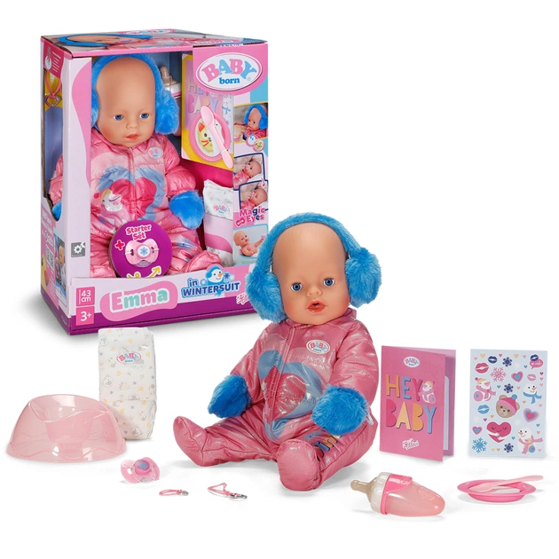 Пупс Zapf Baby Born Зимова красуня Емма з аксесуарами 43 см (838907) - picture 4