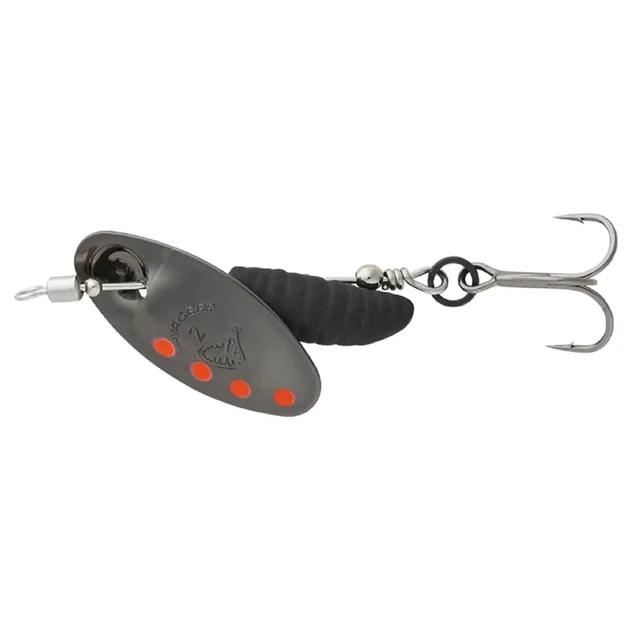 Блесна Savage Gear Grub Spinners 1 3.8g Black Red Black (1854.45.00) - изображение 1
