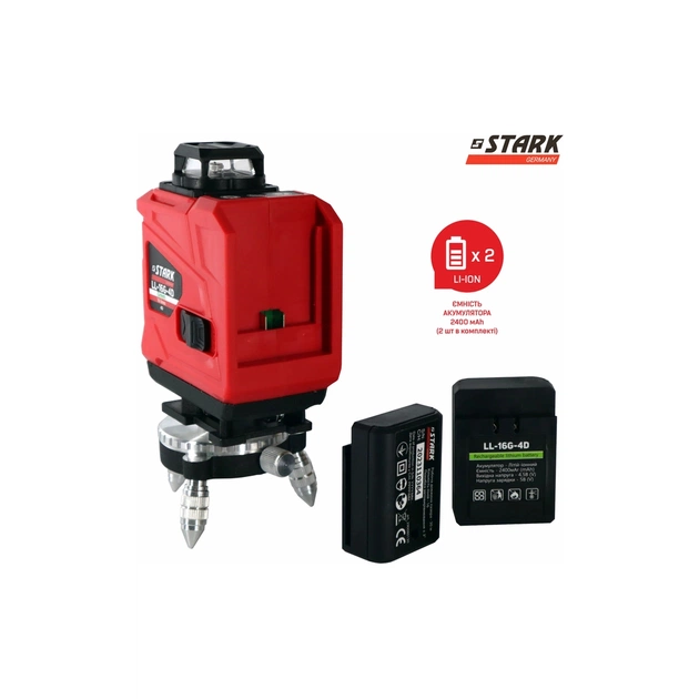 Лазерний нівелір Stark LL-16G-4D (290080130) - зображення 8