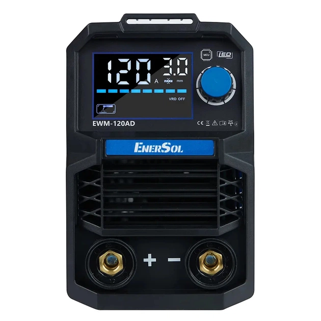 Зварювальний апарат Enersol інверторний, 20-120 A, 5.1 кВт, 2.8 кг (EWM-120AD) - picture 3