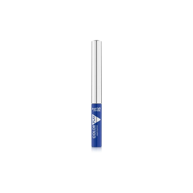 Підводка для очей Maxi Color Play Eyeliner Рідка 02 - Синя (4823097100622) - picture 1
