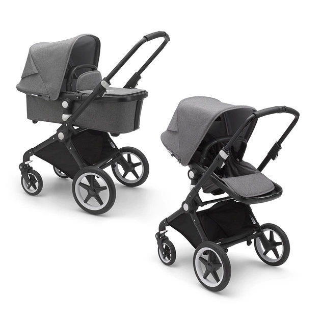 Коляска Bugaboo 2 в 1 Lynx Black/Grey Melange (230343GM01) - изображение 1