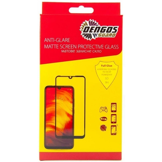 Скло захисне Dengos Full Glue Matte Huawei P40 Lite E (TGFG-MATT-23) (TGFG-MATT-23) - зображення 1