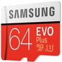 Карта пам'яті Samsung 64GB microSD class 10 EVO PLUS UHS-I (MB-MC64GA/RU) - зменшене зображення 3