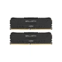 Модуль пам'яті для комп'ютера DDR4 16GB (2x8GB) 3200 MHz Ballistix Black Micron (BL2K8G32C16U4B) - зменшене зображення 1