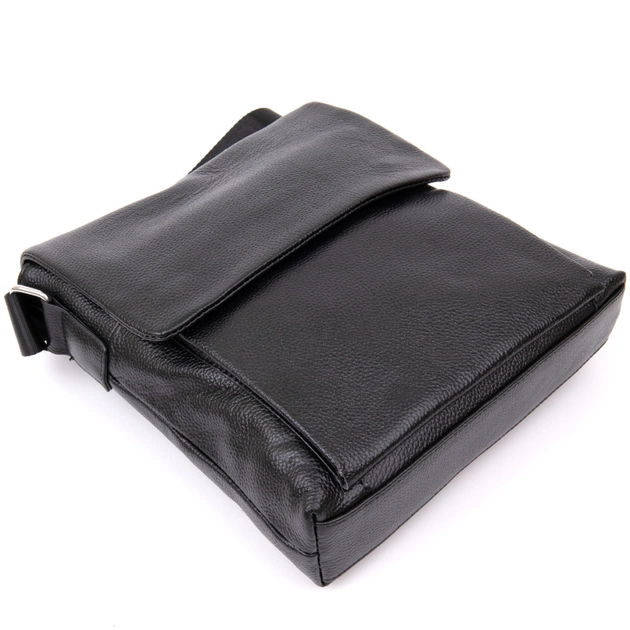 Сумка Vintage З клапаном флотар Чорна (20410) - зображення 6