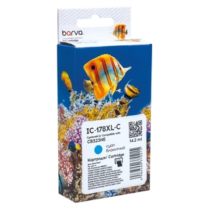 Картридж Barva HP 178XL (CB318HE/CB323HE) 950c, Cyan (IC-178XL-C) зображення 1