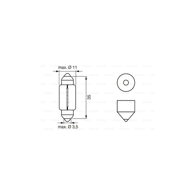 Автолампа Bosch 5W (1 987 302 211) - picture 5