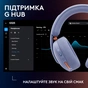 Гарнітура Logitech G325 Lightspeed Lilac (981-001538) - зменшене зображення 10