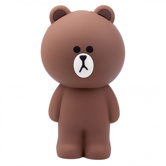 Пенал Yes Підставка SL-03 Line Friends Силіконовий Коричневий (533372) - изображение 1