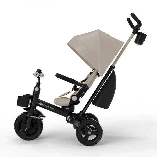 Дитячий велосипед Kinderkraft Aveo 2 Plus Beige (KRAVEO02BEG0000) (5902533929498) - зображення 6